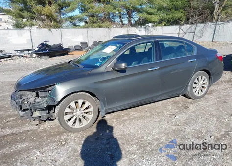 2013 Honda Accord Ex-L V-6 из США, поврежденный, VIN 1HGCR3F85DA039864